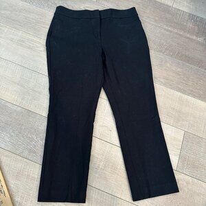 ANN TAYLOR WOMENS BLACK DRESS PANTS SIZE 10